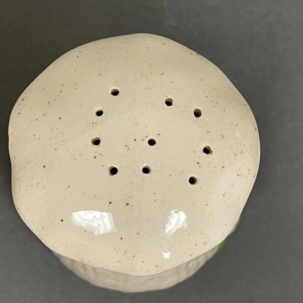 Vintage Salt‎ Shaker Mushrooms Mushroom Ceramic - No Stopper